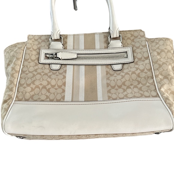 COACH 19915 Legacy Signature Satchel Canvas and Leather. Steal at this price! - Picture 10 of 10